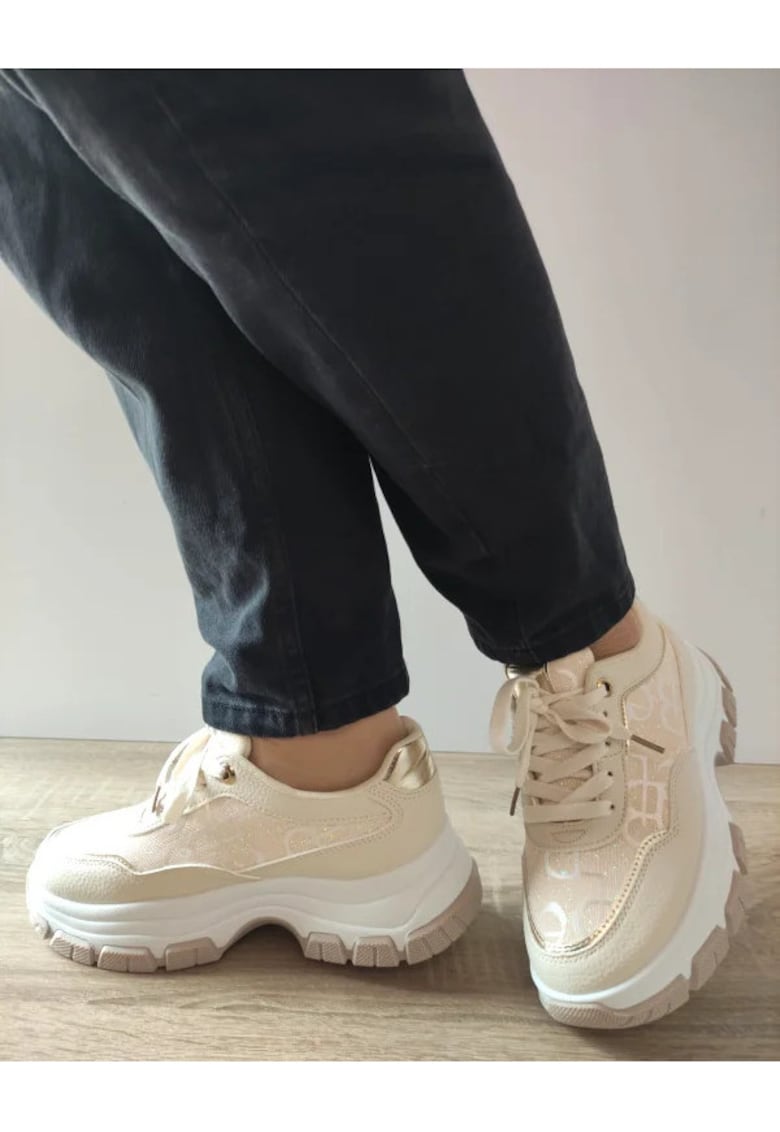 Pantofi Casual Dama Wsc250722-7 Bej - Bej -