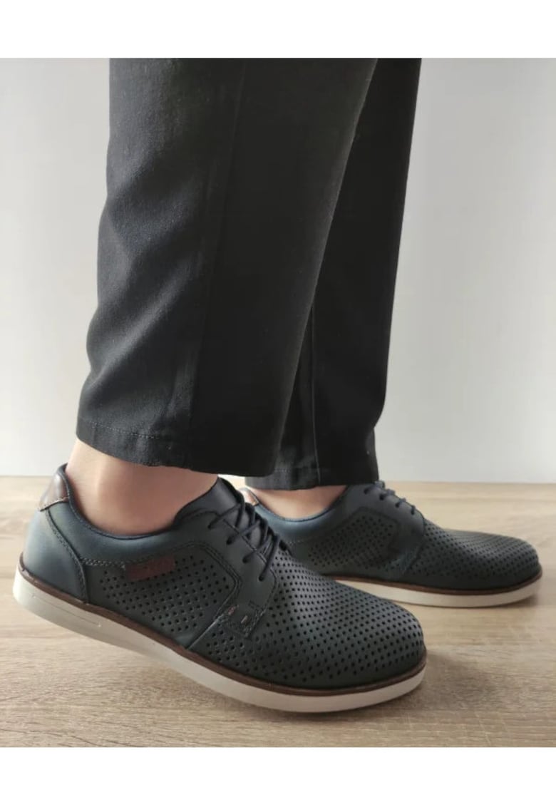 Pantofi Casual Perforati Barbati B2306-14 Bleumarin - Albastru