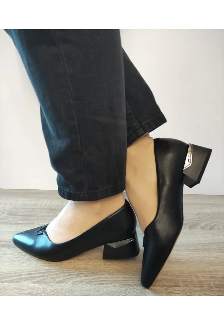 Pantofi Eleganti Dama 40011A 01-N Negri - Negru -