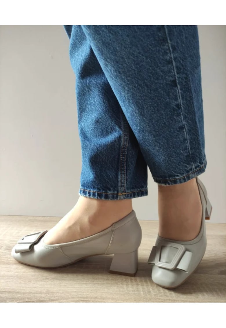 Pass Pantofi Eleganti Dama 460008D 14-N Gri - Gri - Gri