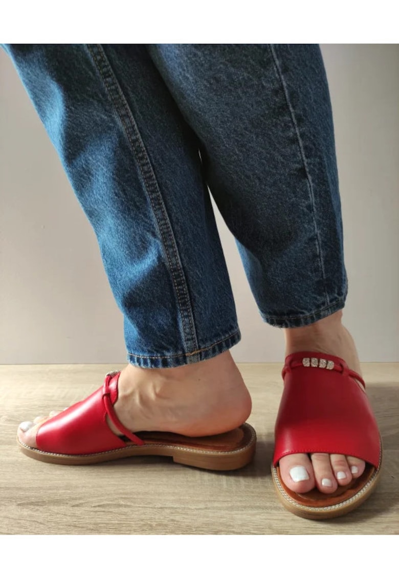 Saboti Casual Dama 10993 Rosii - Rosu -