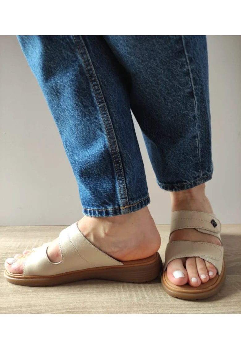 Saboti Casual Dama 33173 Crem - Crem - Crem