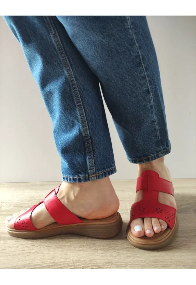 Saboti Casual Dama 33179 Rosii - Rosu -