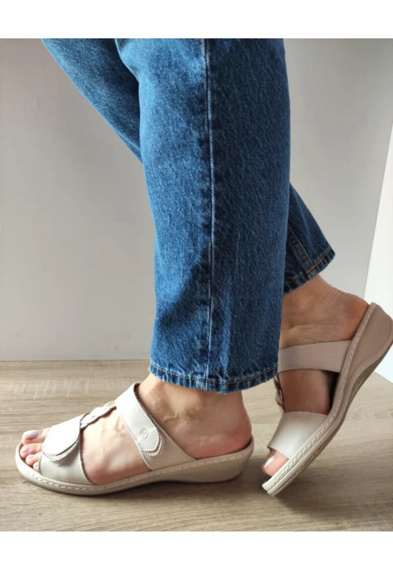 Saboti Casual Dama 0969T Paris 52-N Crem - Crem - Crem