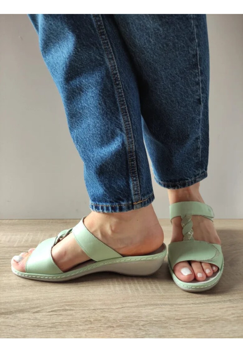 Saboti Casual Dama 0969T Paris B1-N Verzi - Verde -