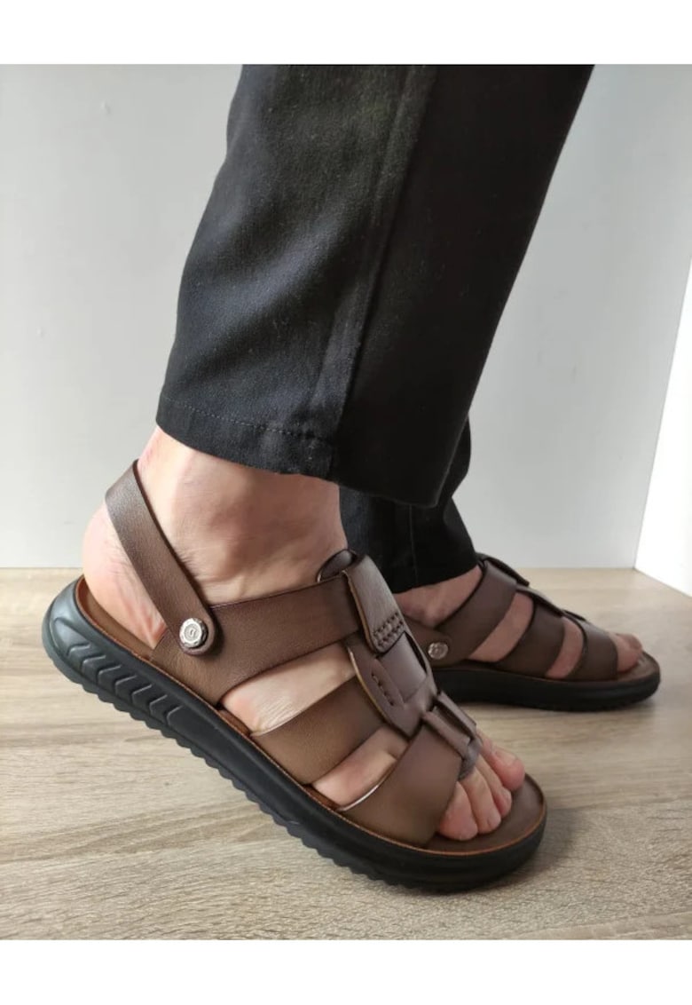 Sandale Casual Barbati 232007 Maro - Maro - Maro - Mels - imagine 1