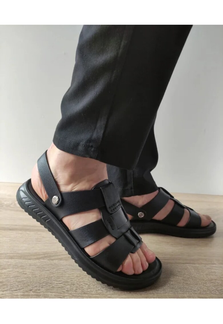 Sandale Casual Barbati 232007 Negre - Negru - Negru