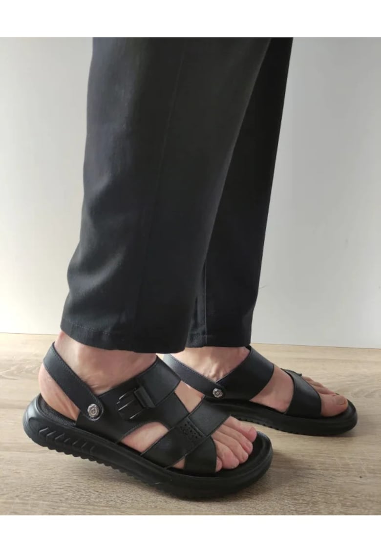 Sandale Casual Barbati 592096 Negre - Negru - Negru