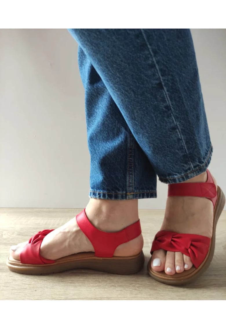 Sandale Casual Dama 33193 Rosii - Rosu - Rosu