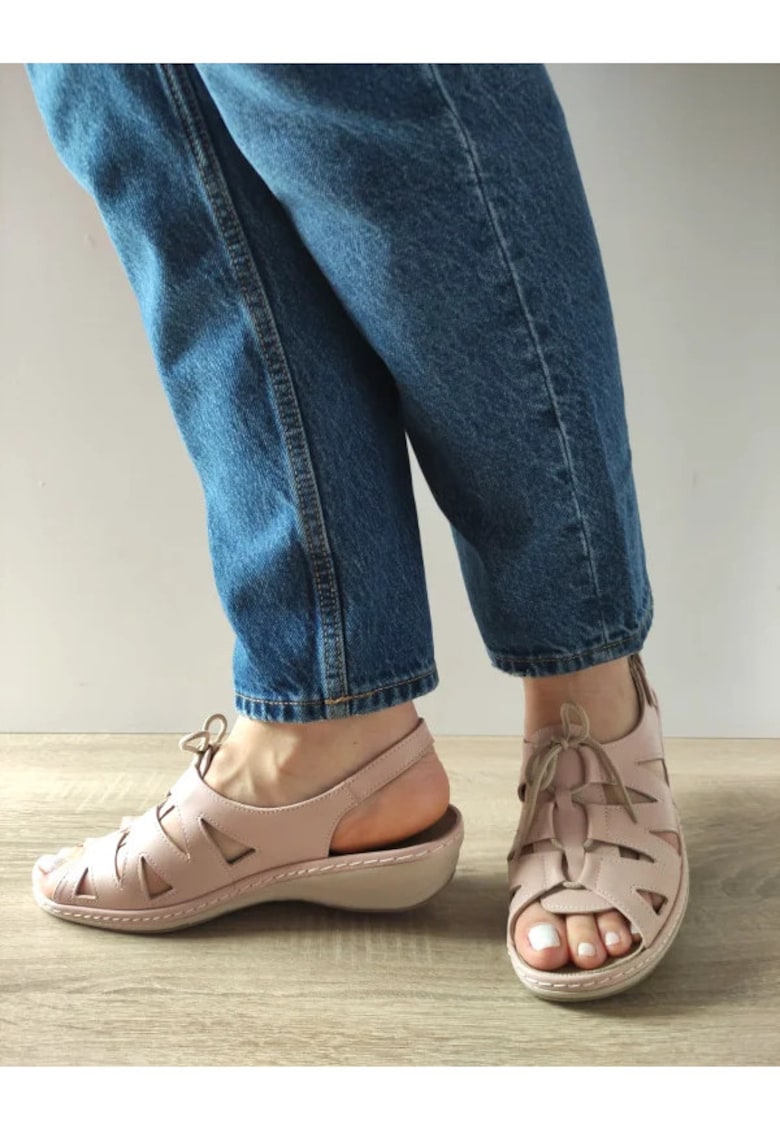 Sandale Casual Dama 0904Pt Paris 30-N Roz Nude - Roz - Roz