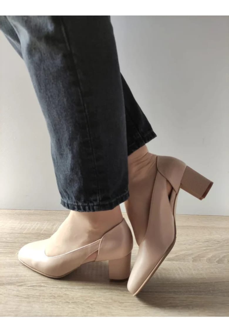 Pantofi Eleganti Dama 25337 Nude (Ivoar) - Nude -