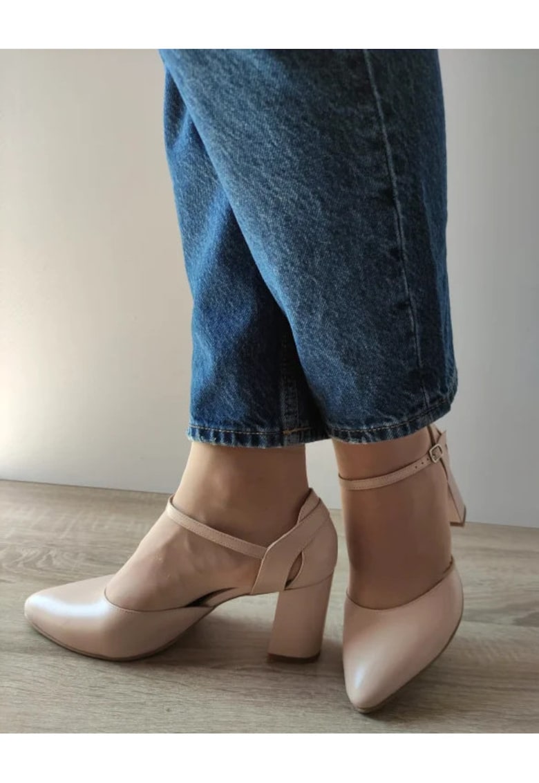 Pantofi Eleganti Dama 30216 Nude Ivoar - Nude -