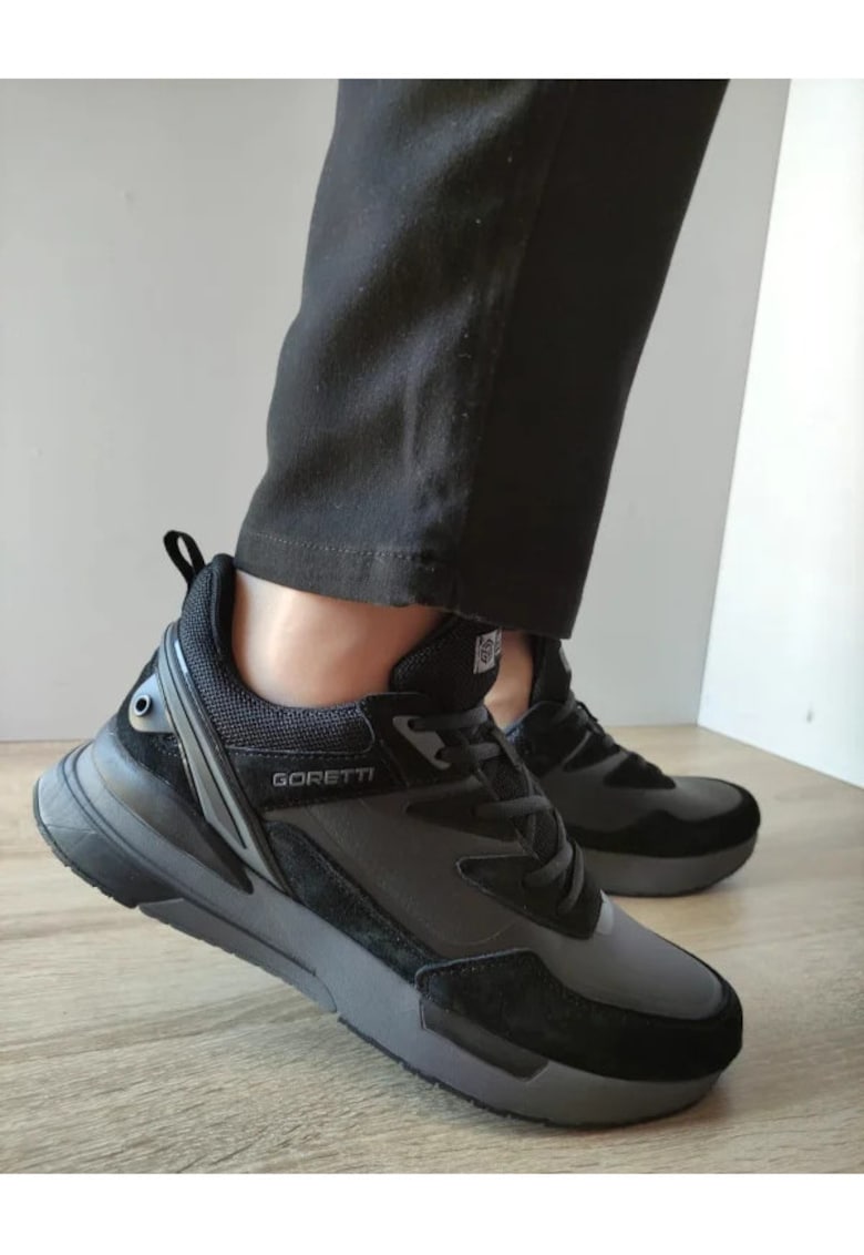 Pantofi Sport Barbati B100-Cl28002 Negri - Negru -