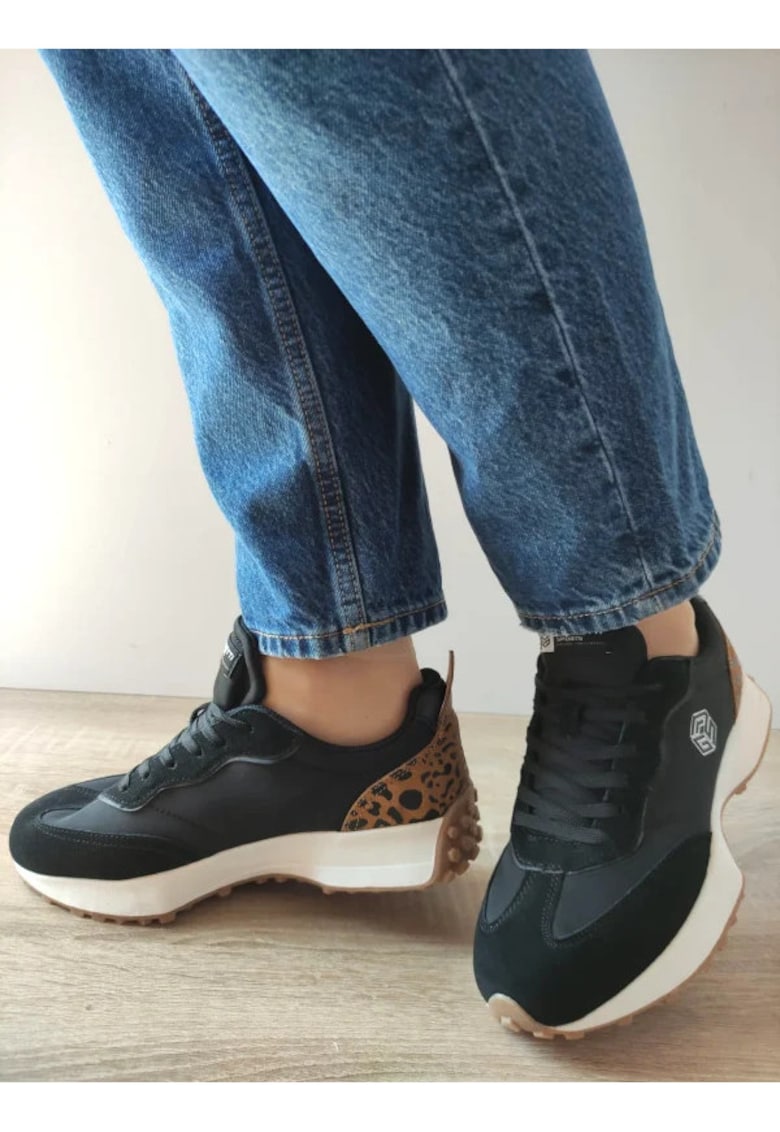 Pantofi Sport Dama 27555 Negri + Bleumarin - Negru