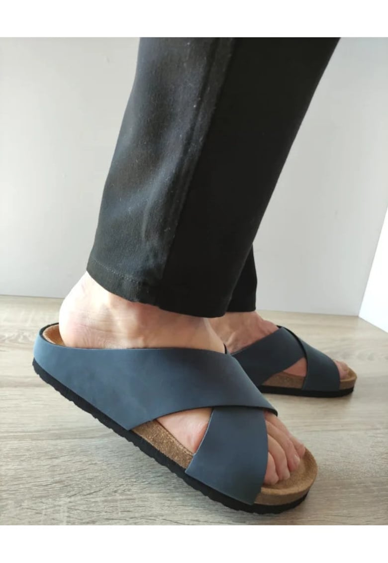 Saboti Casual Barbati 9911 Bleumarin - Bleumarin -