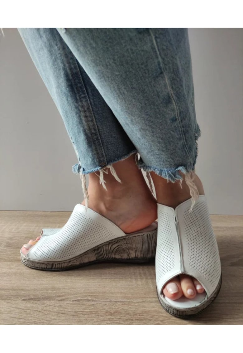 Saboti Casual Dama 22-74 Albi - Alb -