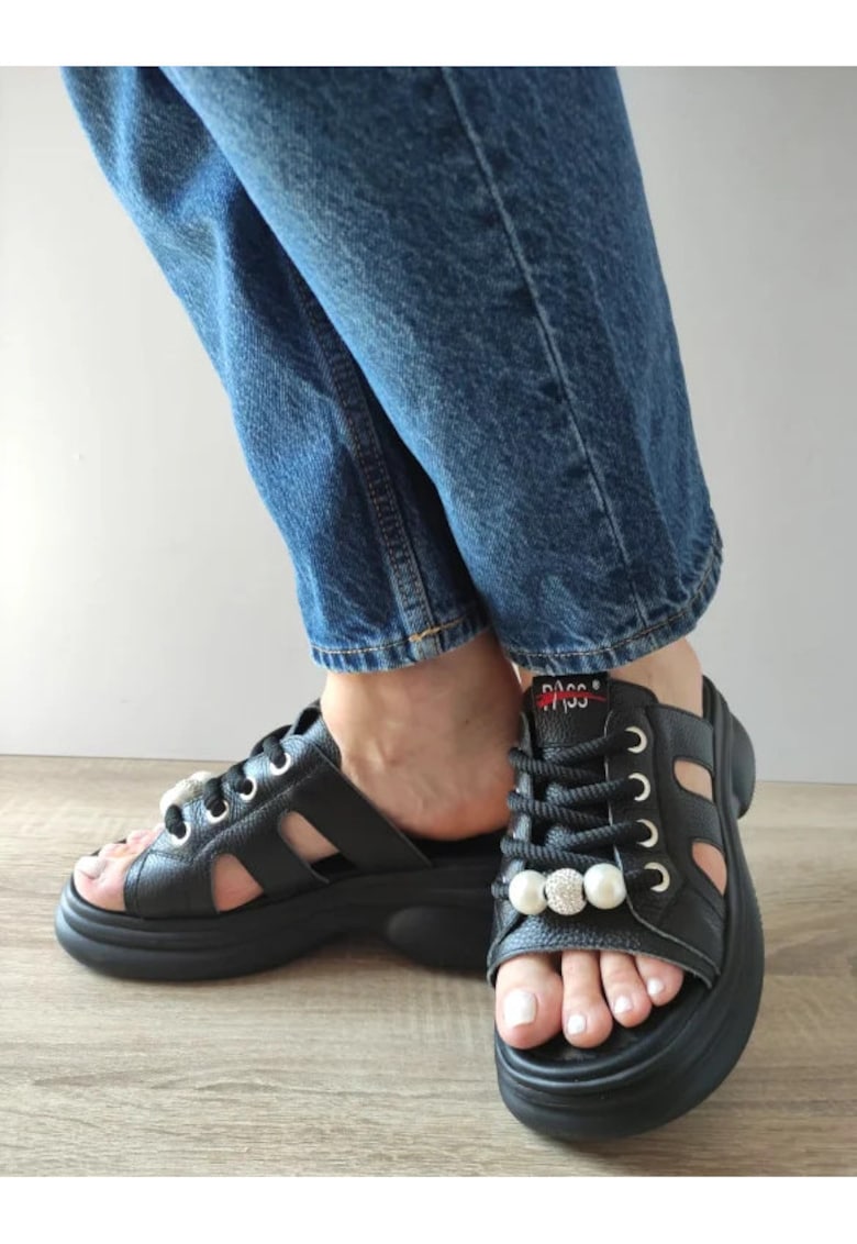 Saboti Casual Dama 60004B 01-N Negri - Negru - Negru