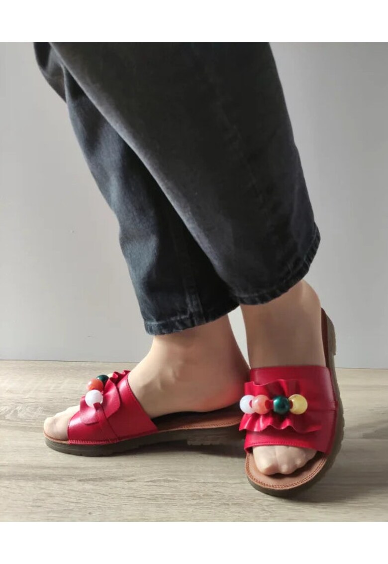 Saboti Casual Dama 440016G 05-N Rosii - Rosu -