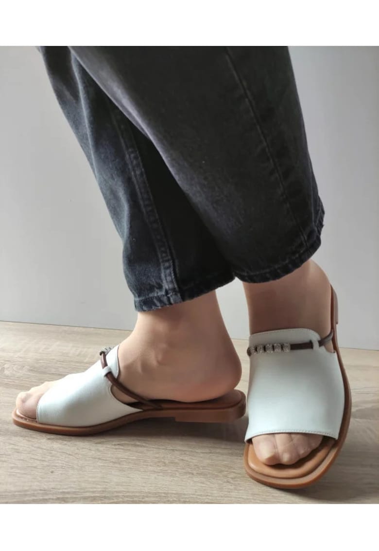 Saboti Casual Dama 460016B 13-N Albi - Alb -