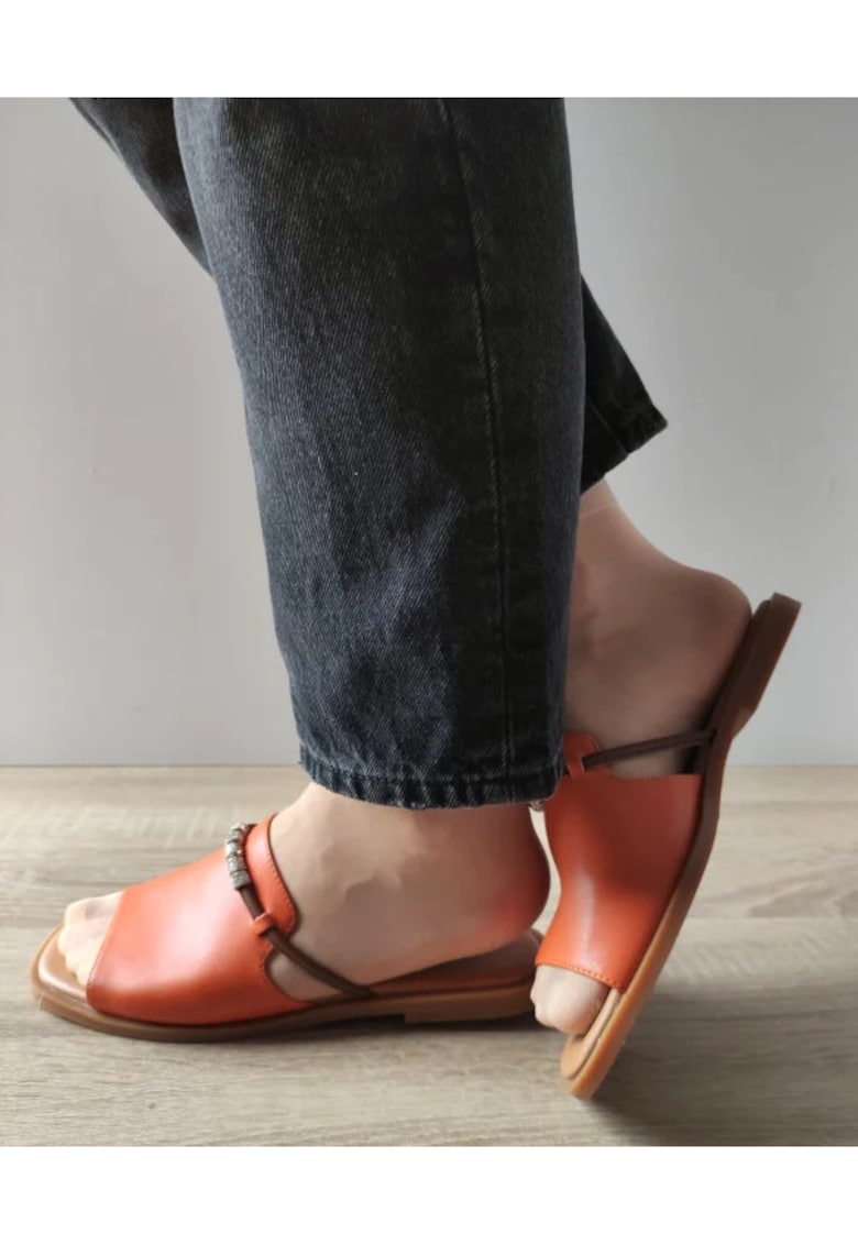 Saboti Casual Dama 460016D 11-N Portocalii - Portocaliu -