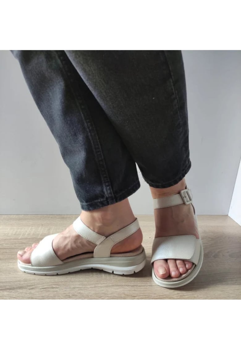 Sandale Casual Dama 28717-44 Bej Deschis - Bej - Bej
