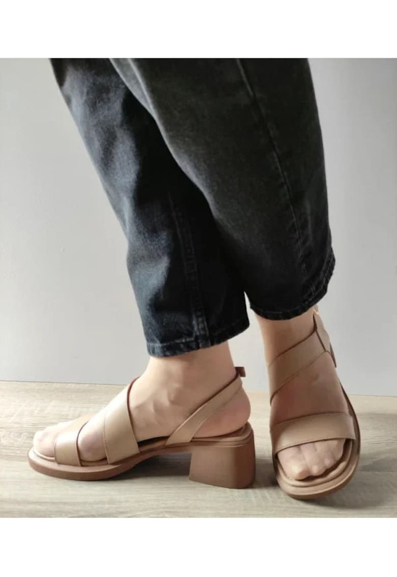 Sandale Casual Dama 054 Piko-8 Bej - Bej - Bej