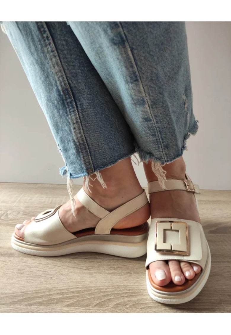 Sandale Casual Dama 060-0010 Bej - Bej - Bej