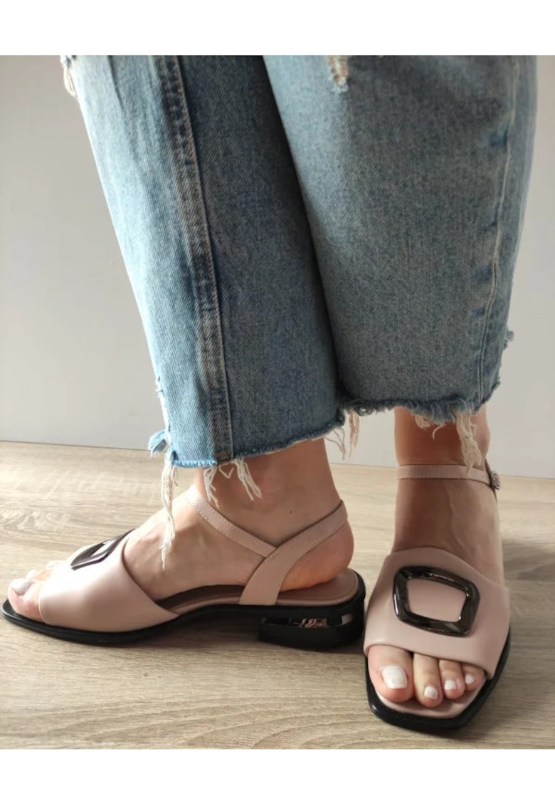 Sandale Casual Dama 60001A C5-N Roz Nude - Roz -
