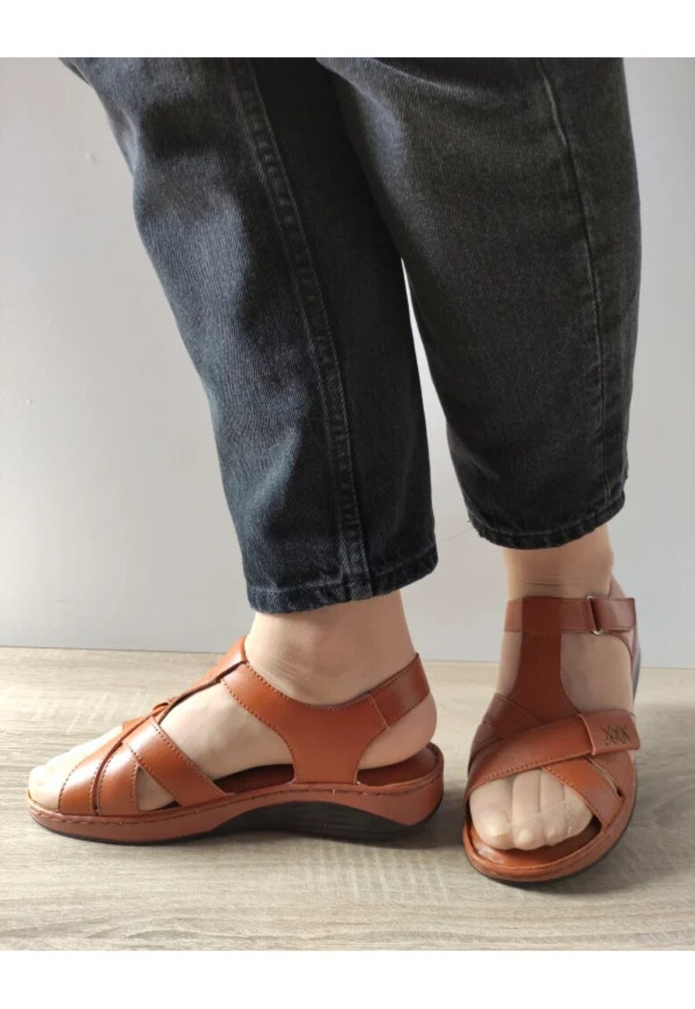 Sandale Casual Dama 60021B 02-N Maro Camel - Maro - Maro