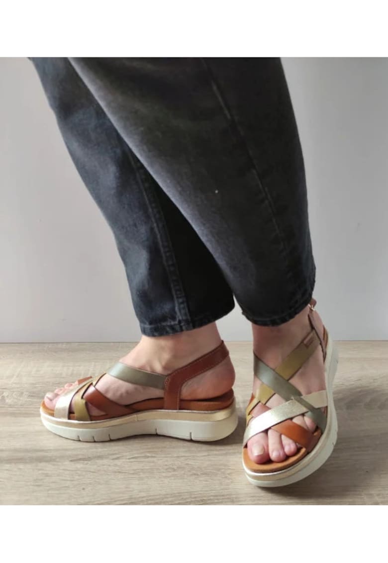 Sandale Casual Dama W4N-0650C1 Brandy + Cit - Maro - Maro