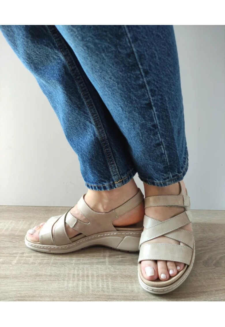 Sandale Casual Dama 18000T Azores 03-N - 65987 - Bej