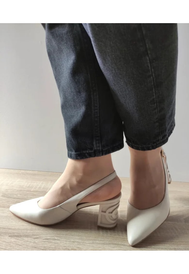 Sandale Elegante Dama 360033B 52-N Bej - Bej - Bej