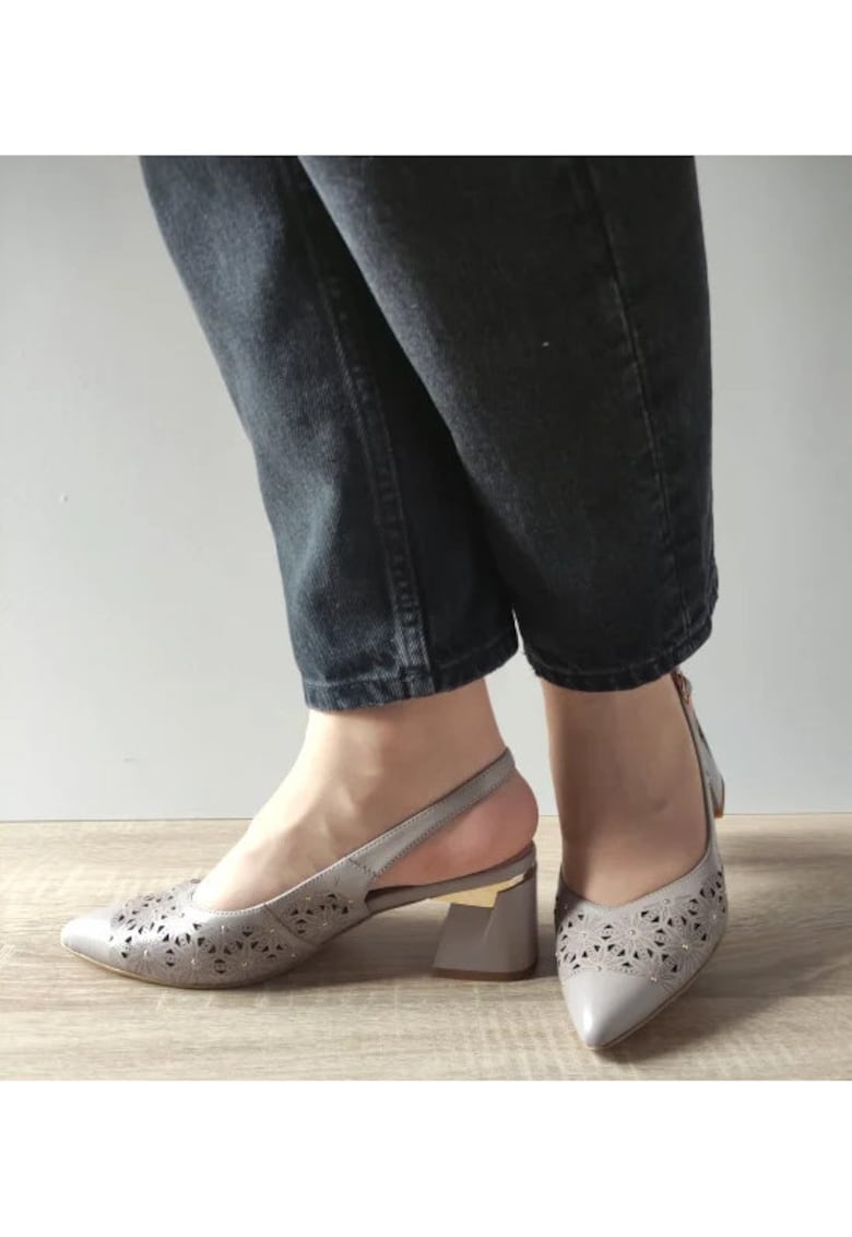 Sandale Elegante Dama 360048B B2-N Grej - Gri -