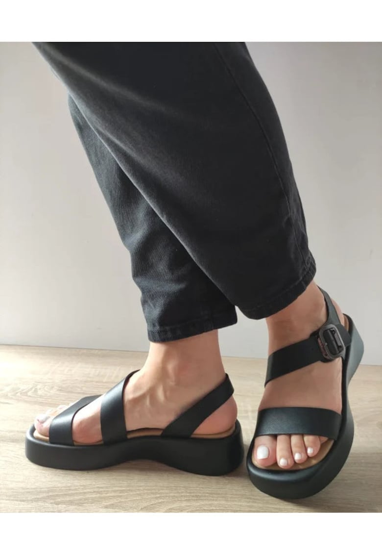 Sandale Casual Dama 60006A 01-N Negre - Negru -