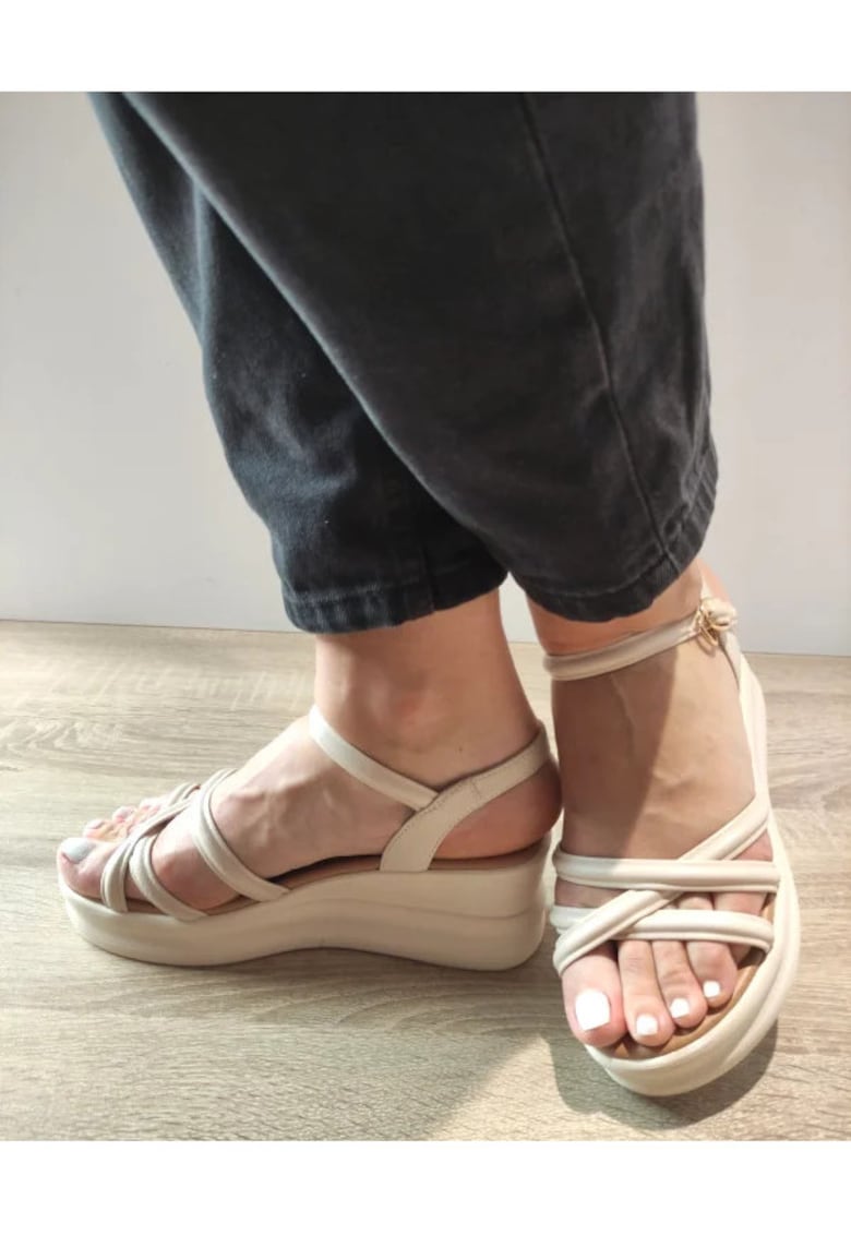 Formazione Sandale Casual Dama 991-1 Crem - Crem - Crem