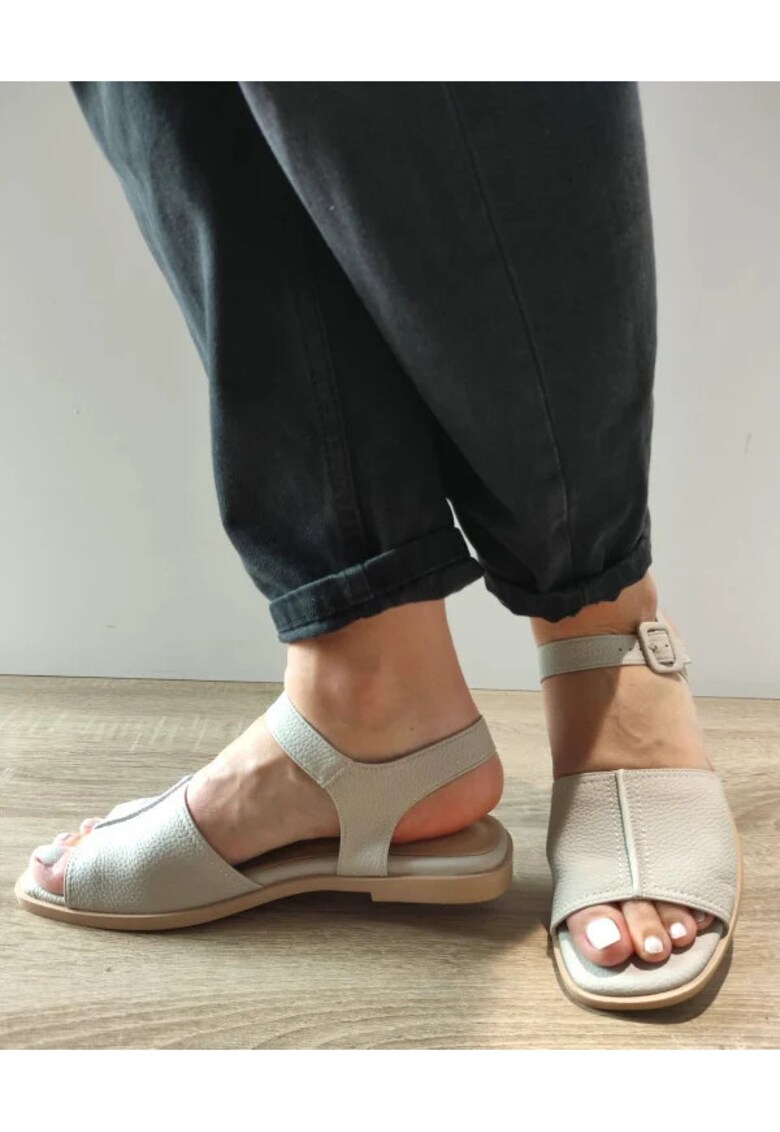 Sandale Casual Dama 60031A 52-N Gri Deschis - Gri - Gri