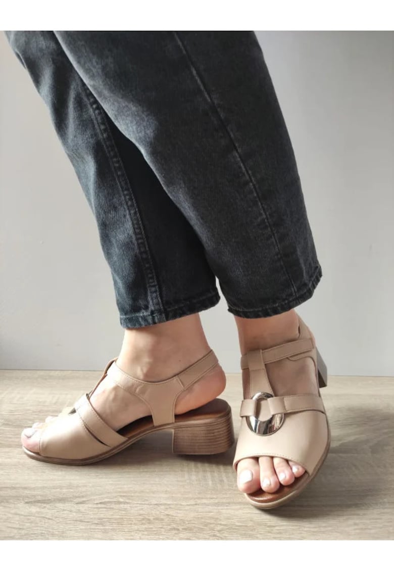 Sandale Casual Dama 160029B 52-N Bej - Bej - Bej