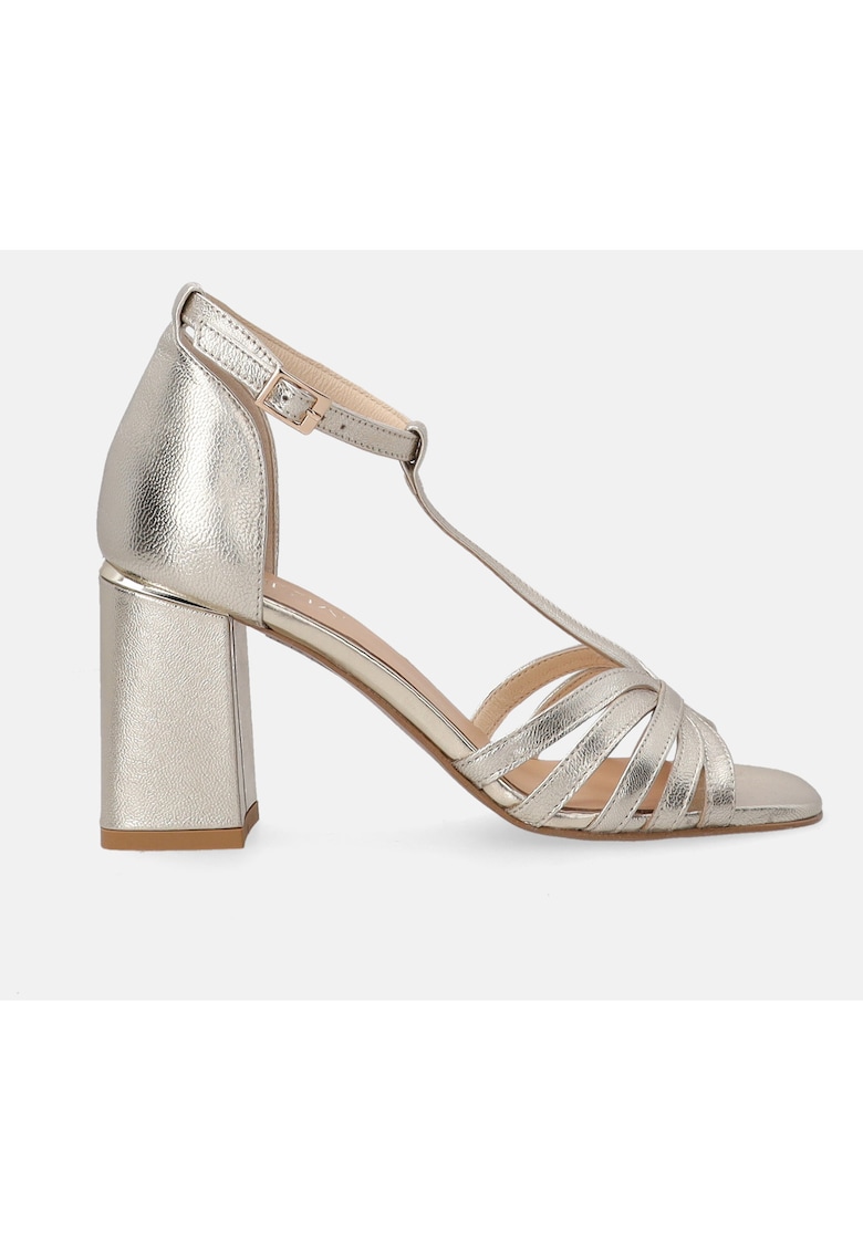 Sandale Uni Cu Catarama Si Toc