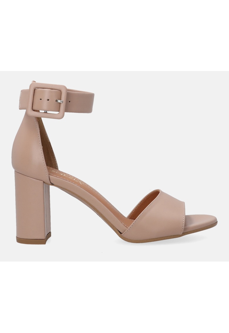 Sandale de piele cu bareta ajustable