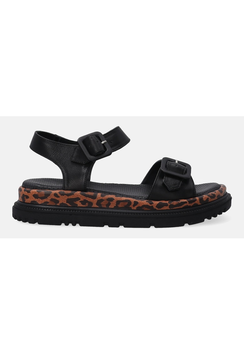 Sandale din piele flatform
