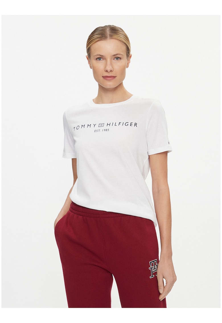 Tricou regular fit cu imprimeu logo