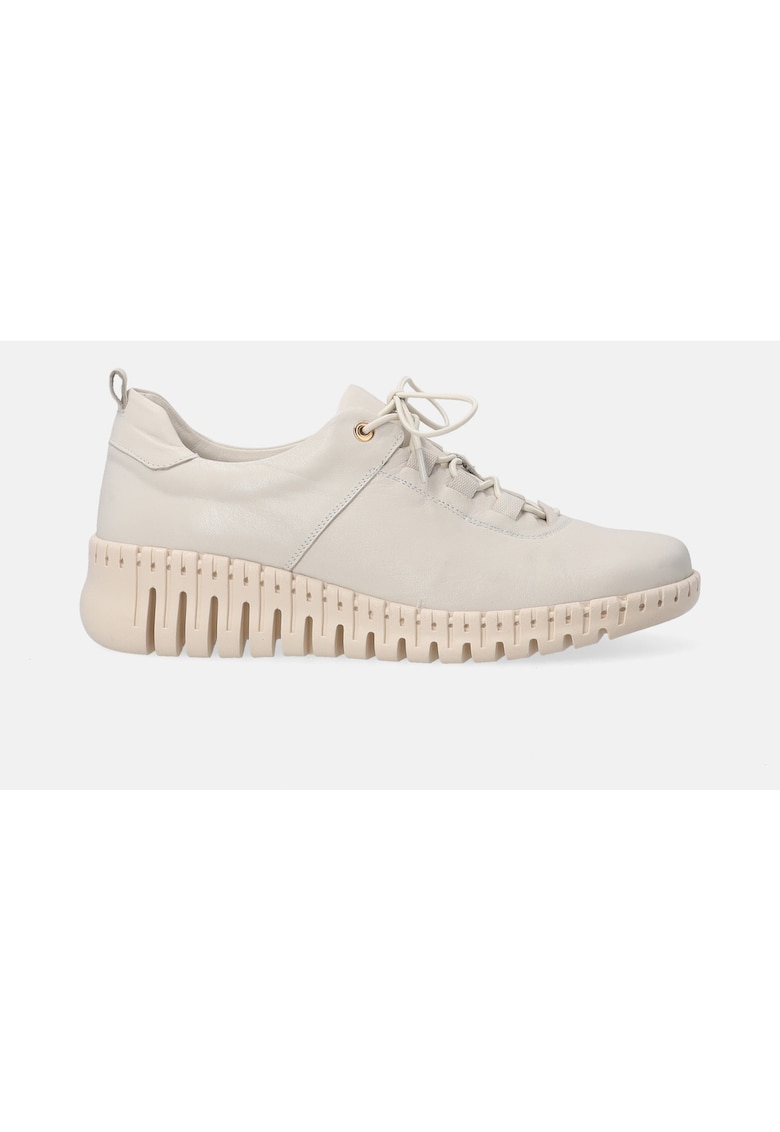 Adidasi wedge din piele