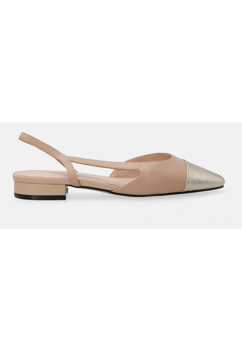 Balerini slingback din piele