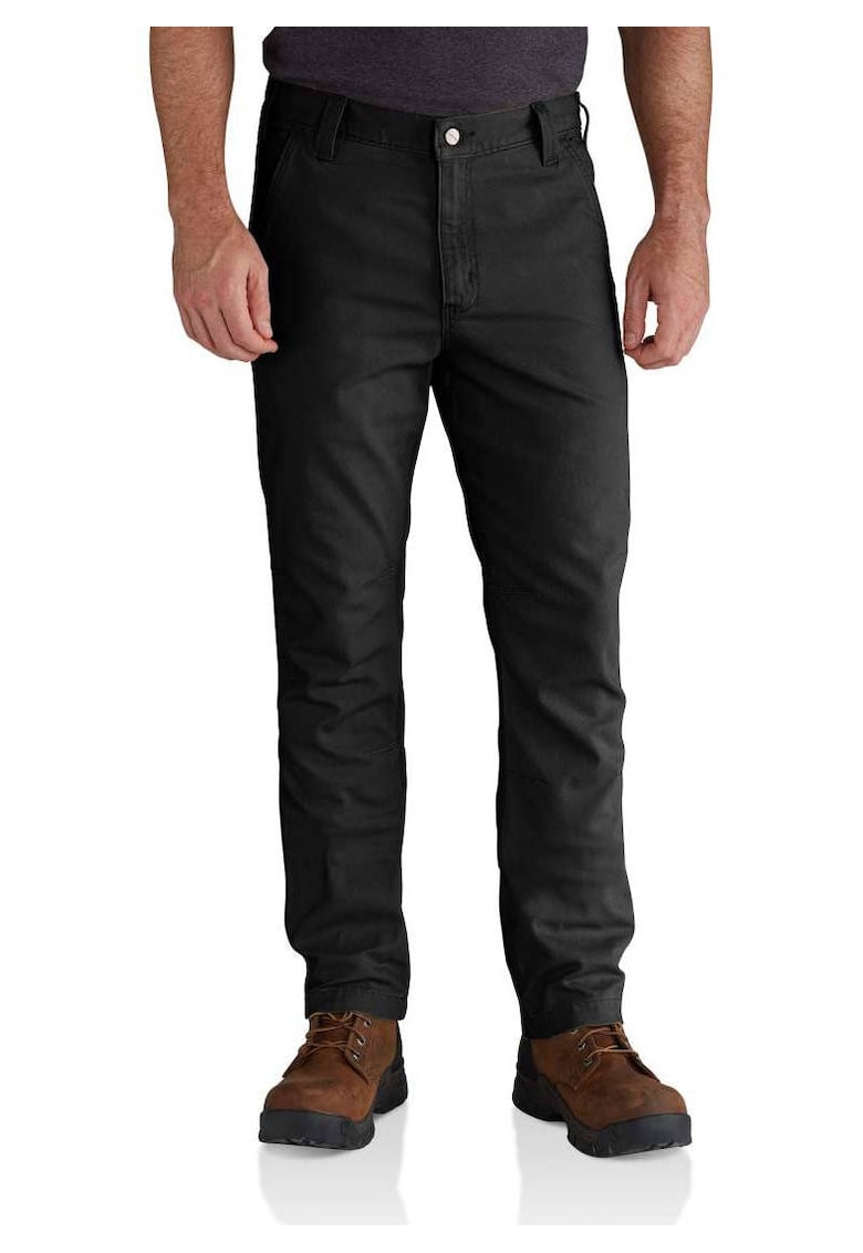 Pantaloni barbati Rigby Straight Fit - negru - material rezistent -