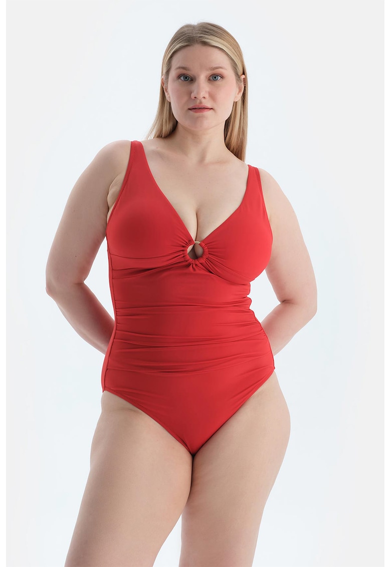 Costum de baie intreg cu decolteu in V