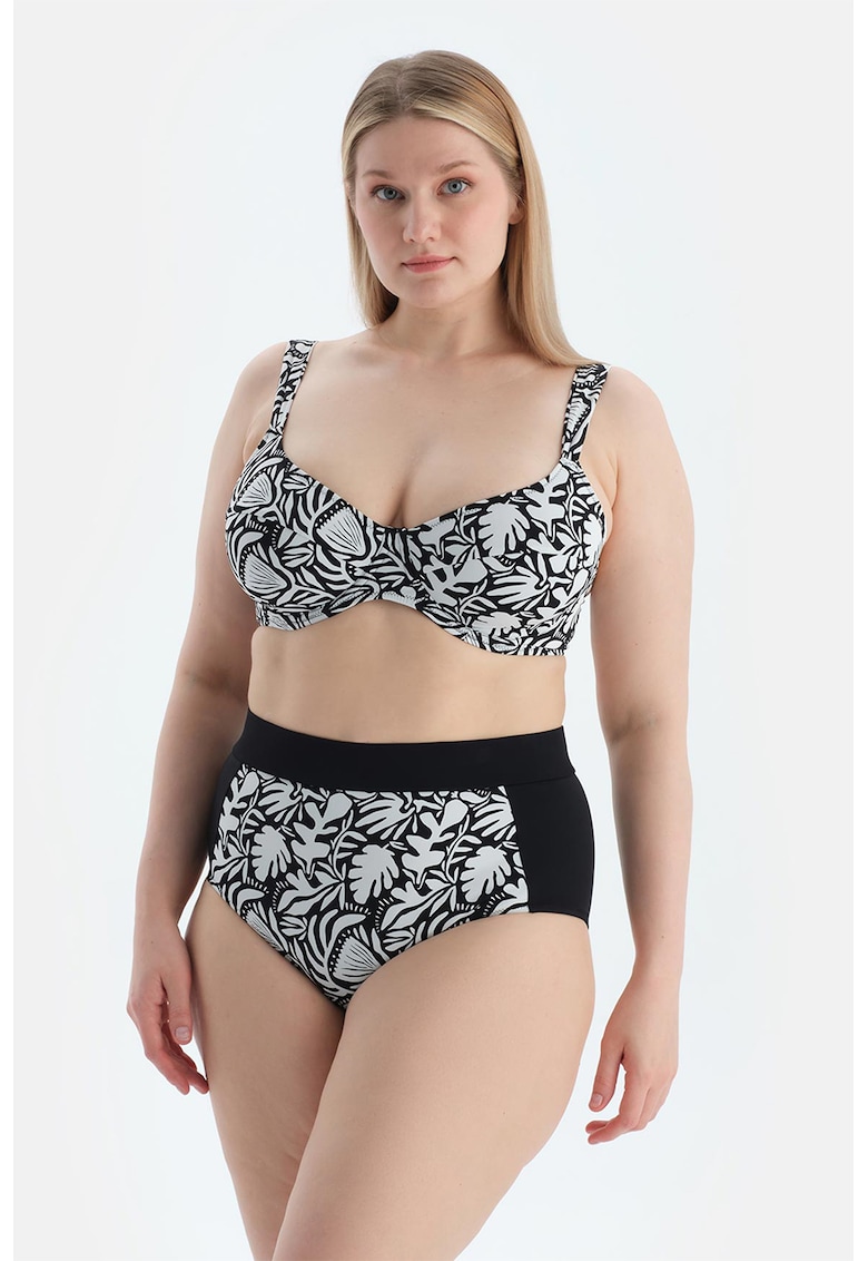 Sutien de baie cu model grafic