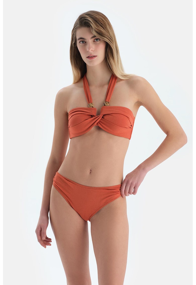 Bikini brazilieni cu talie elastica
