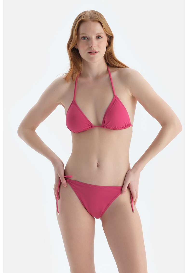 Slip cu model uni - Fucsia