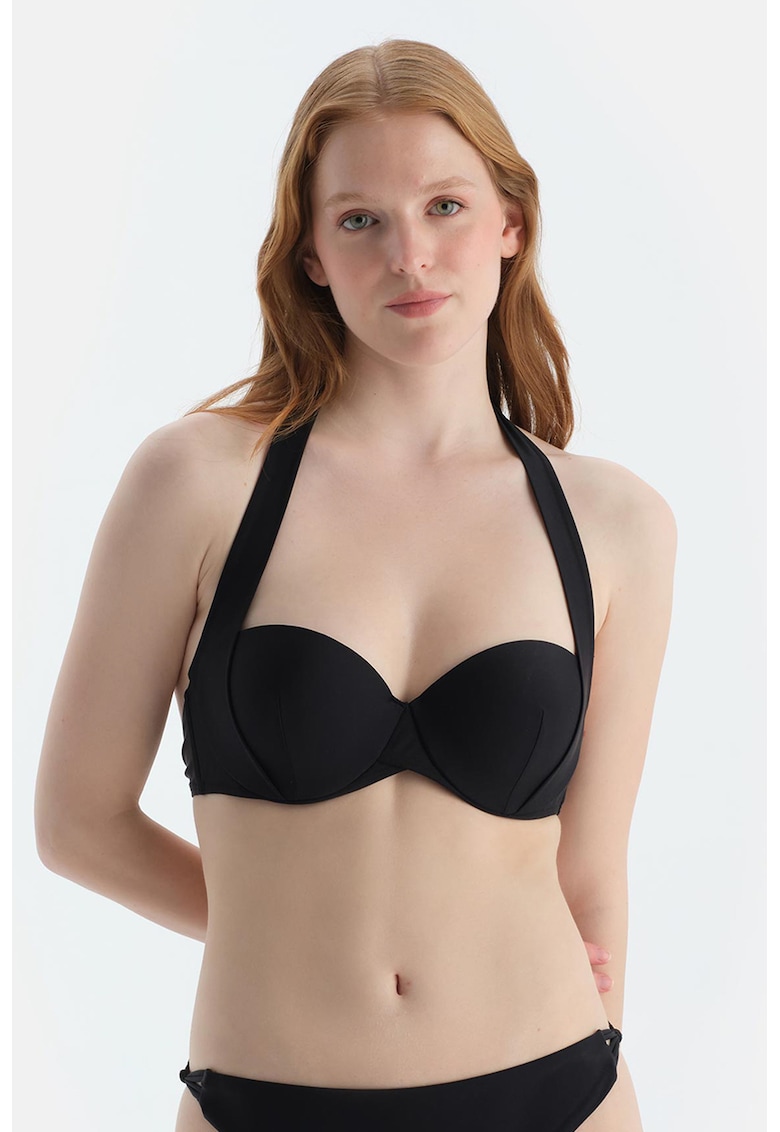 Sutien uni cu bretele detasabile