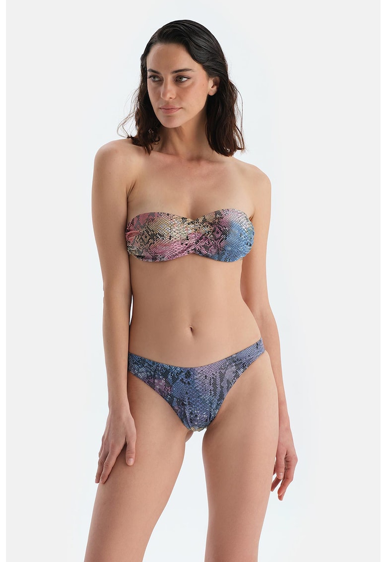 Slip cu imprimeu de piele de reptila